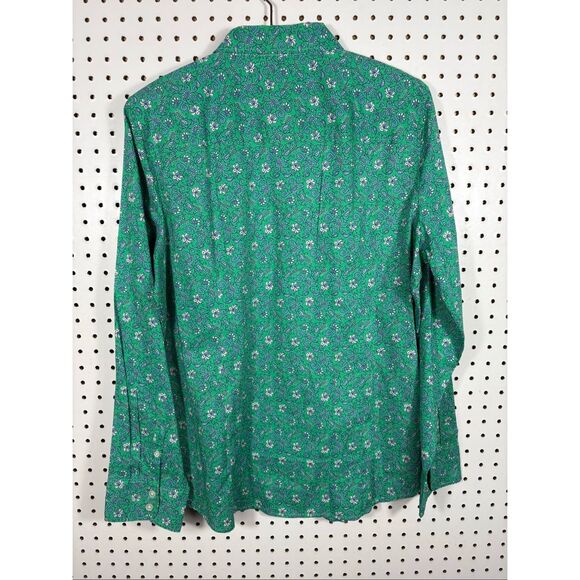 J.Crew Factory floral paisley print button down shirt size XL - Picture 3 of 5